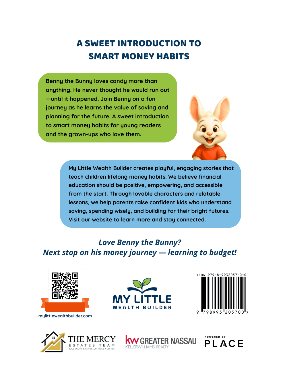 Co-branded back cover with partner logos