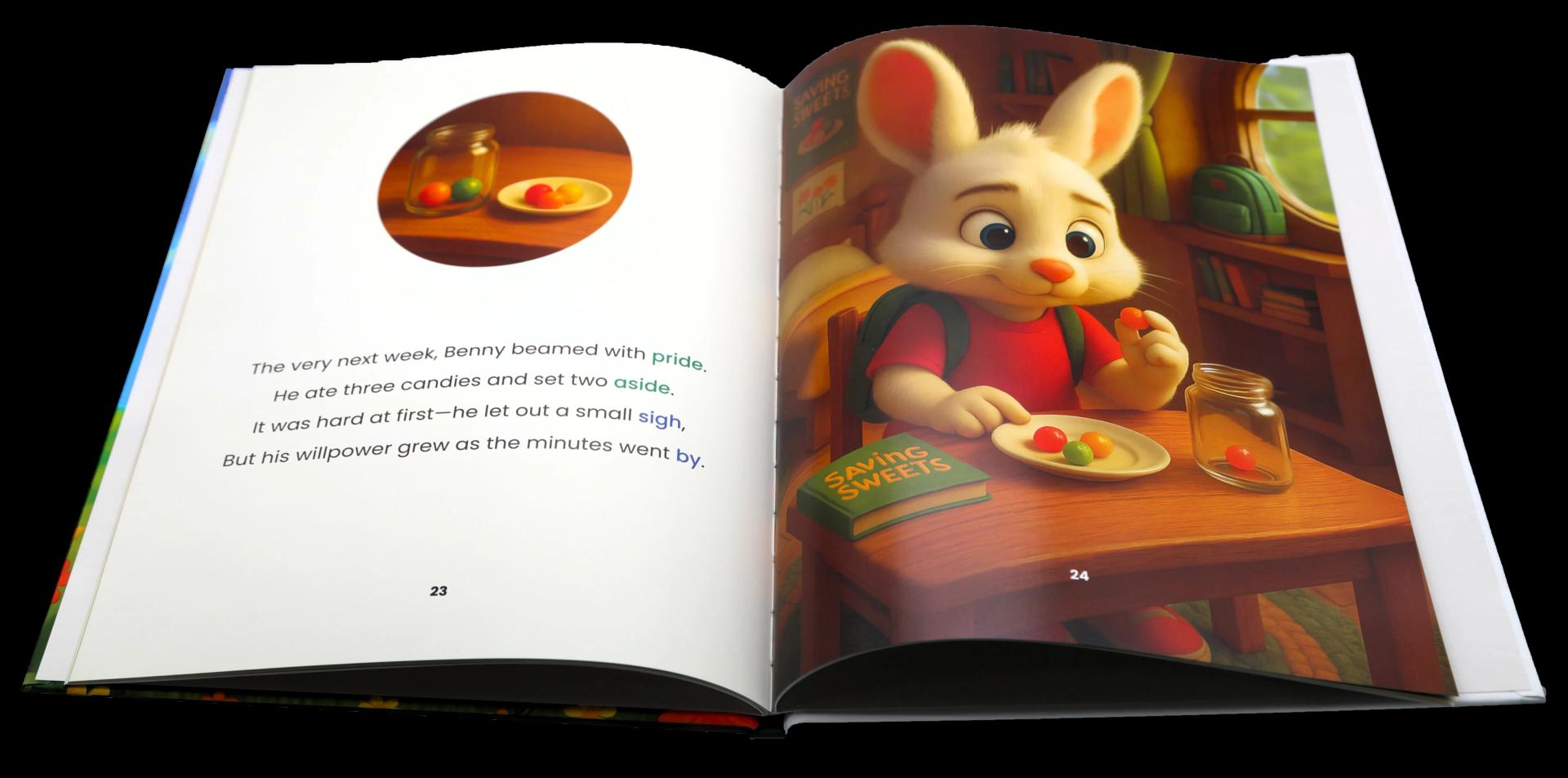 Book preview - Benny the Bunny learning to save